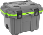 Pelican 30QT Elite Cooler - Dark Gray - Green