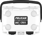 Pelican 20QT Elite Cooler - White - Gray