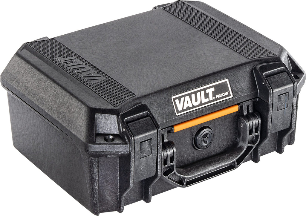Pelican V200C Vault Case - Black with Padded Dividers