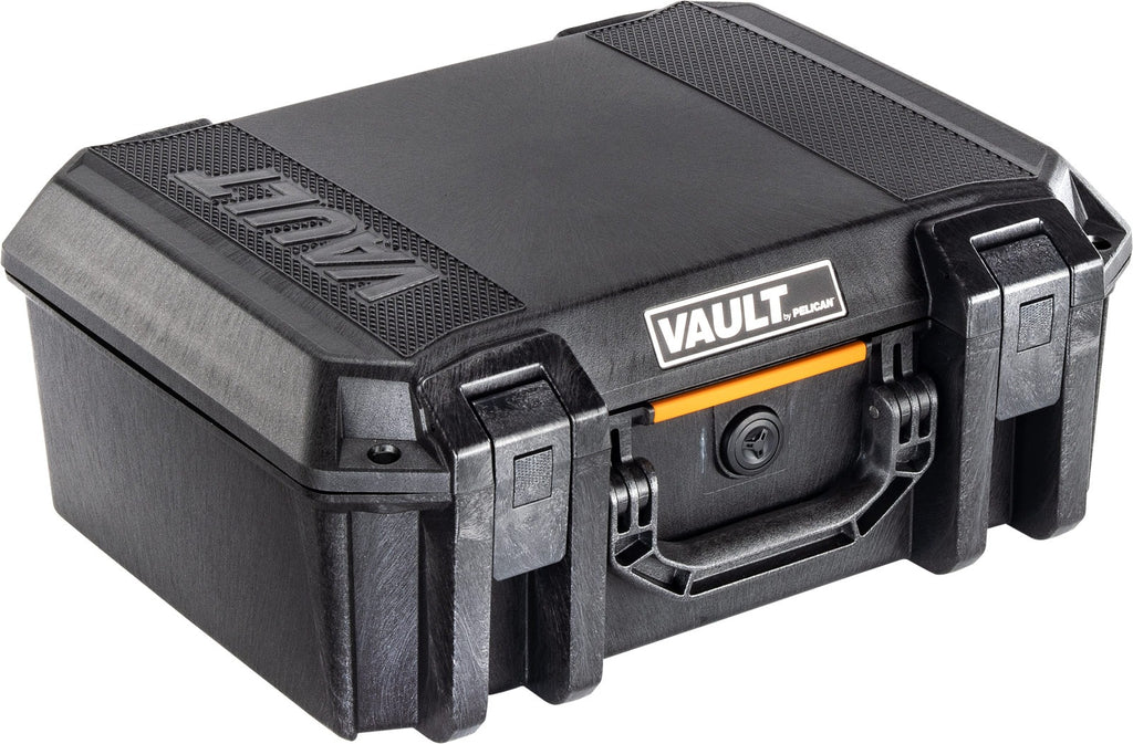 Pelican V300C Vault Case - Black with Padded Dividers