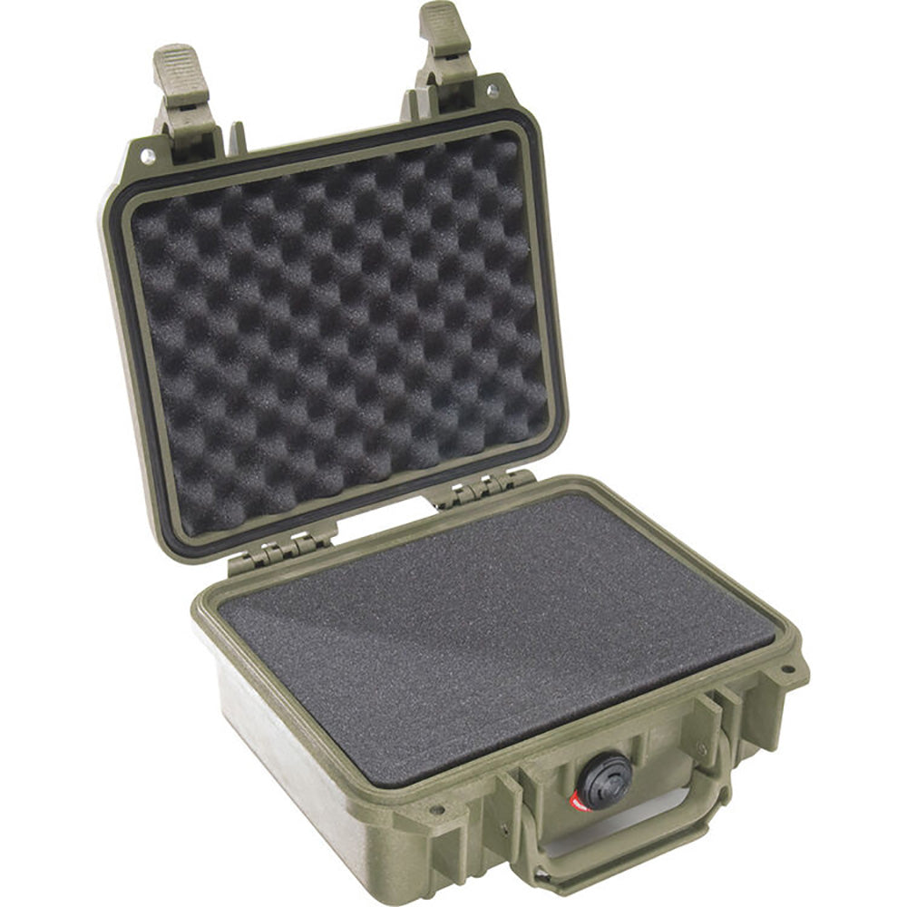 Pelican 1200 Case - OD Green with Foam