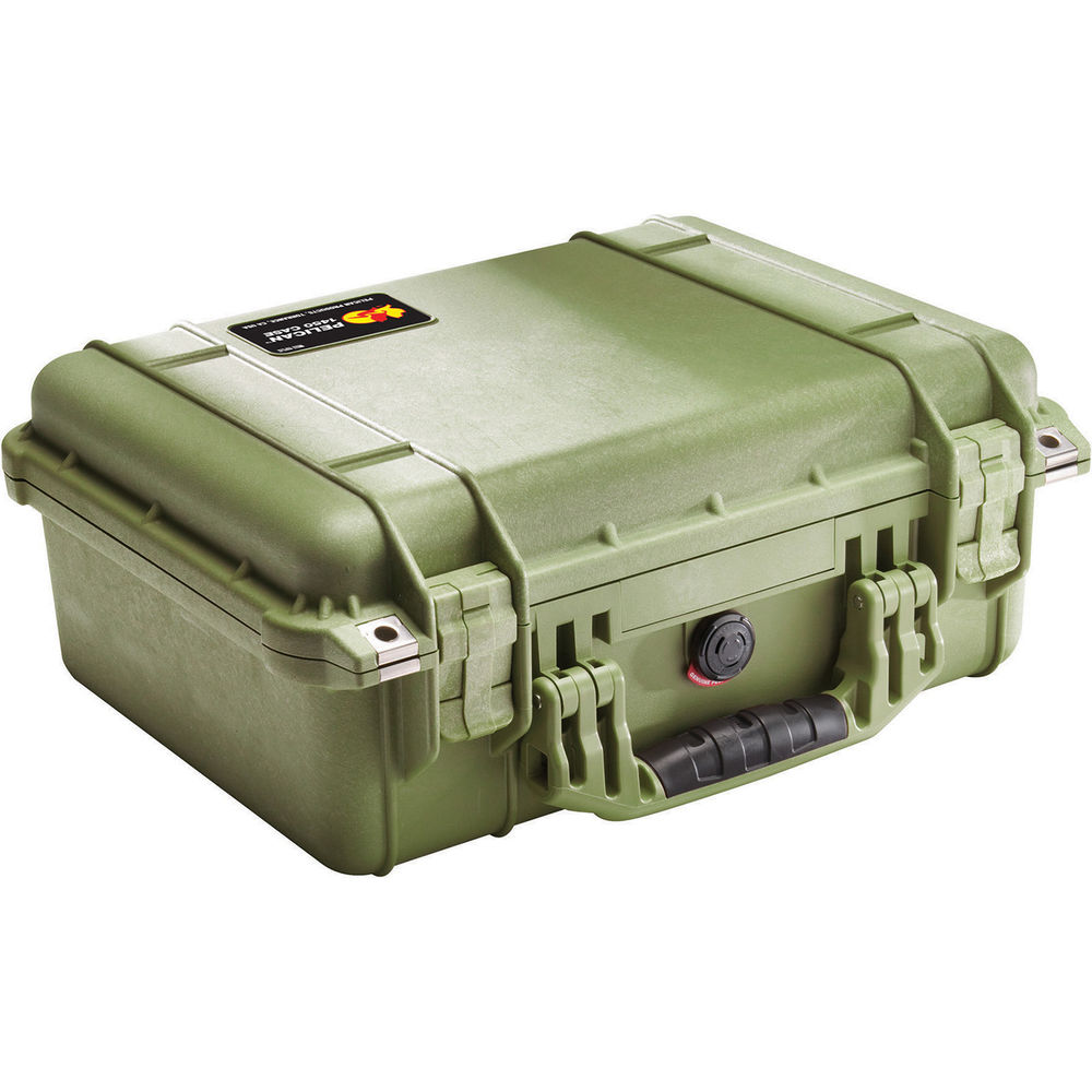 Pelican 1450 Case - OD Green without Foam