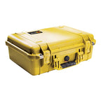 Pelican 1500 Case - Yellow with Foam