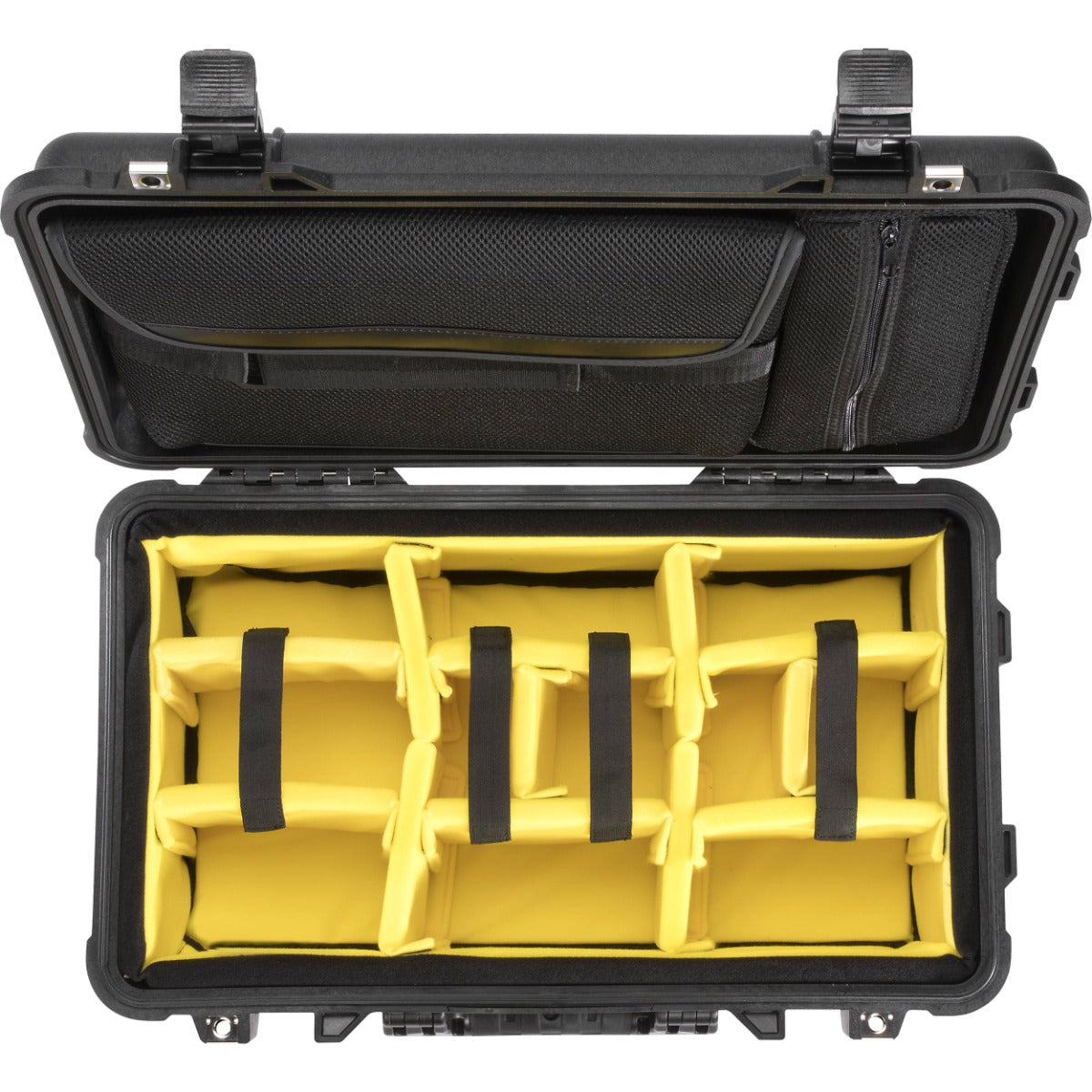 Pelican 1510SC Case - Black with Padded Dividers