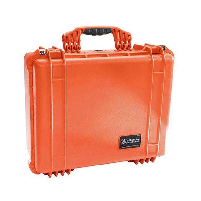Pelican 1550 Case - Orange with Foam