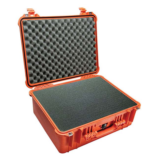 Pelican 1550 Case - Orange with Foam