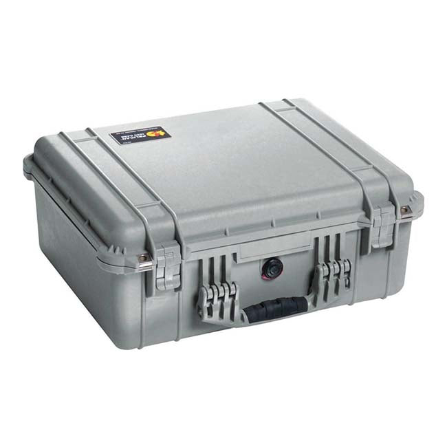 Pelican 1550 Case - Silver with Foam