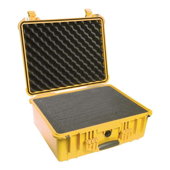 Pelican 1550 Case - Yellow with Foam