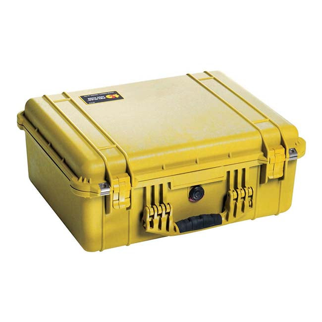 Pelican 1550 Case - Yellow with Foam