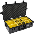 Pelican 1605 Air Case - Black with Padded Dividers