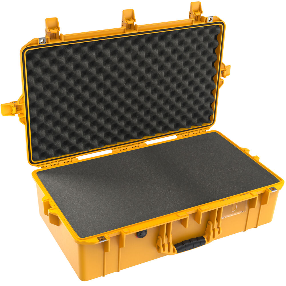 Pelican 1605 Air Case - Yellow with Foam