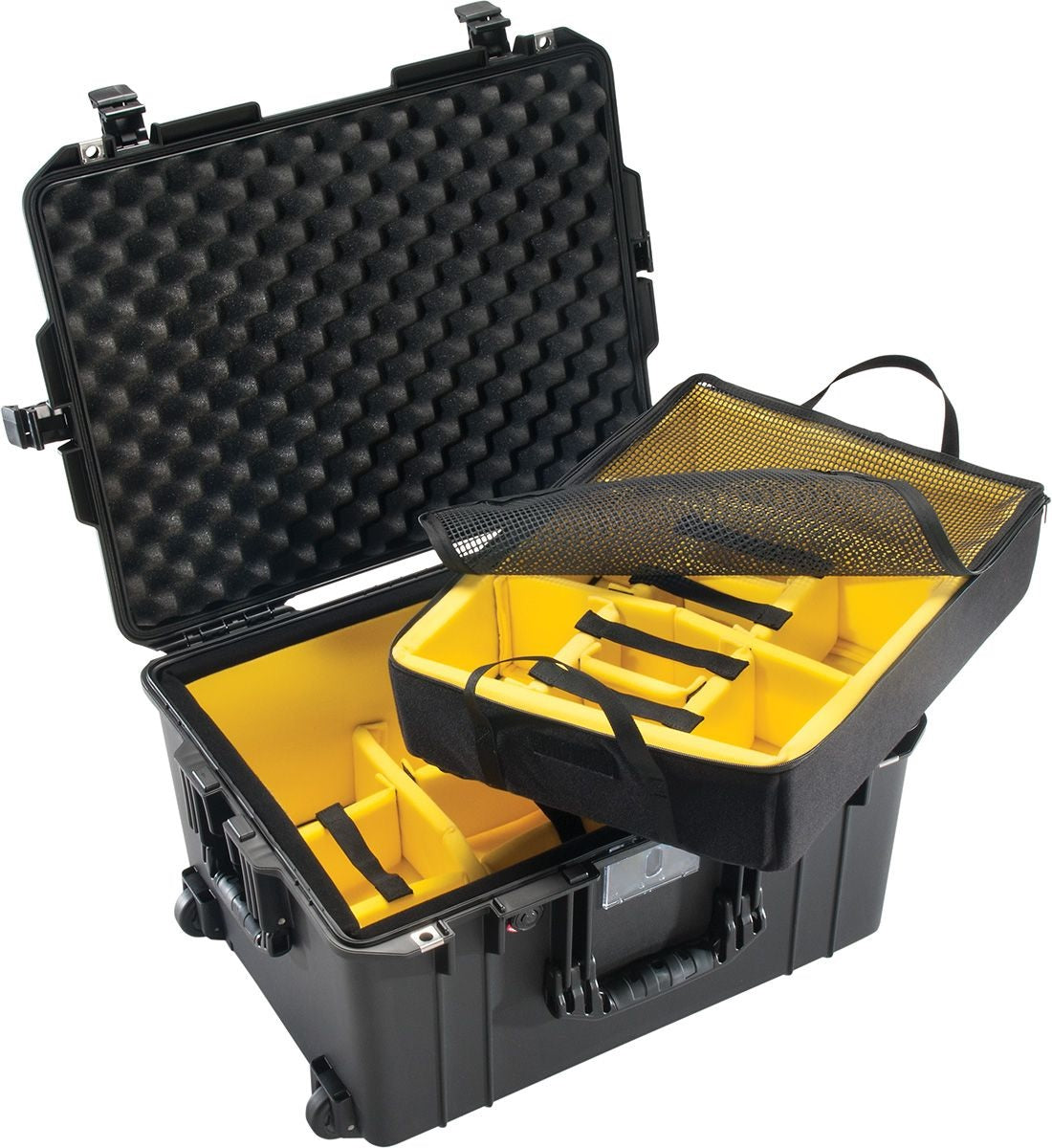 Pelican 1607 Air Case - Black with Padded Dividers PE1607AIR