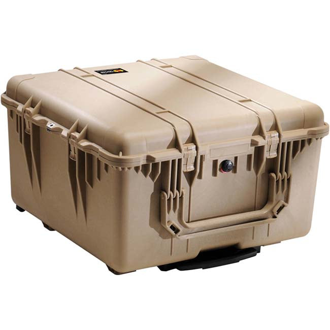 Pelican 1640 Desert Tan Transport Case with Foam