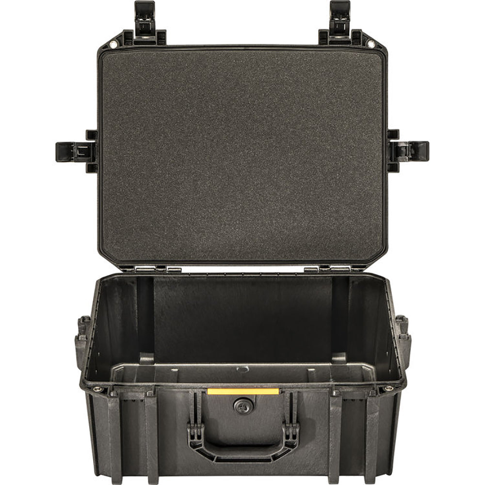 Pelican V550 Vault Case - Black with Padded Dividers