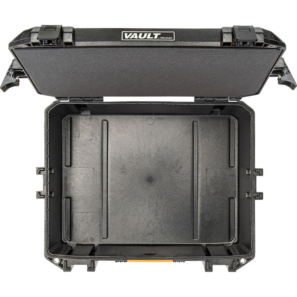 Pelican V550 Vault Case - Black with Padded Dividers