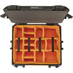 Pelican V600 Vault Case - Black with Padded Dividers