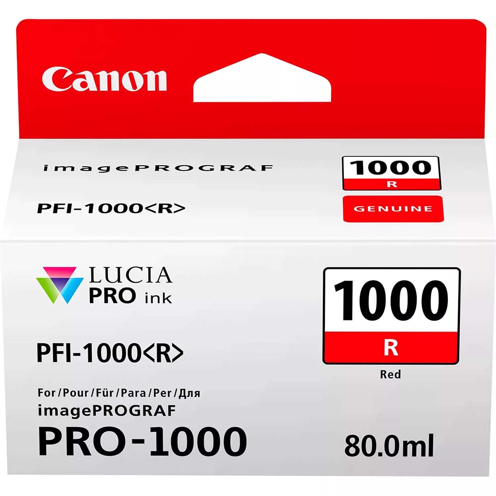 Canon PFI1000R Red Ink Tank