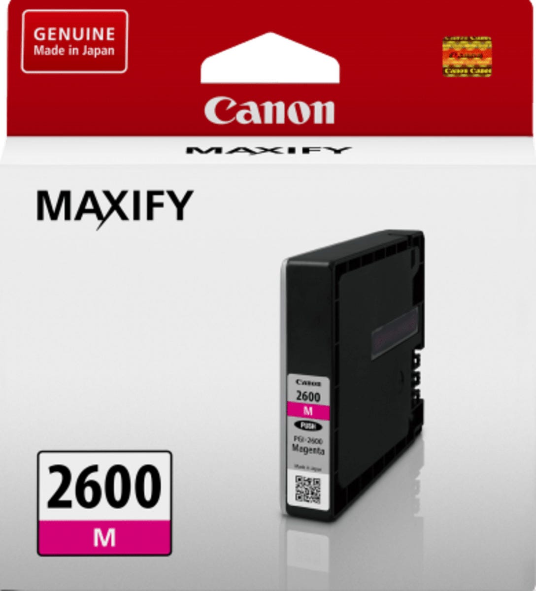 Canon PGI2600M Magenta Ink Tank for Canon Maxify MB5160 Home Office Printer