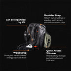 PGYTECH OnePro Flex Backpack 50L with Camera Insert M - Space Black 