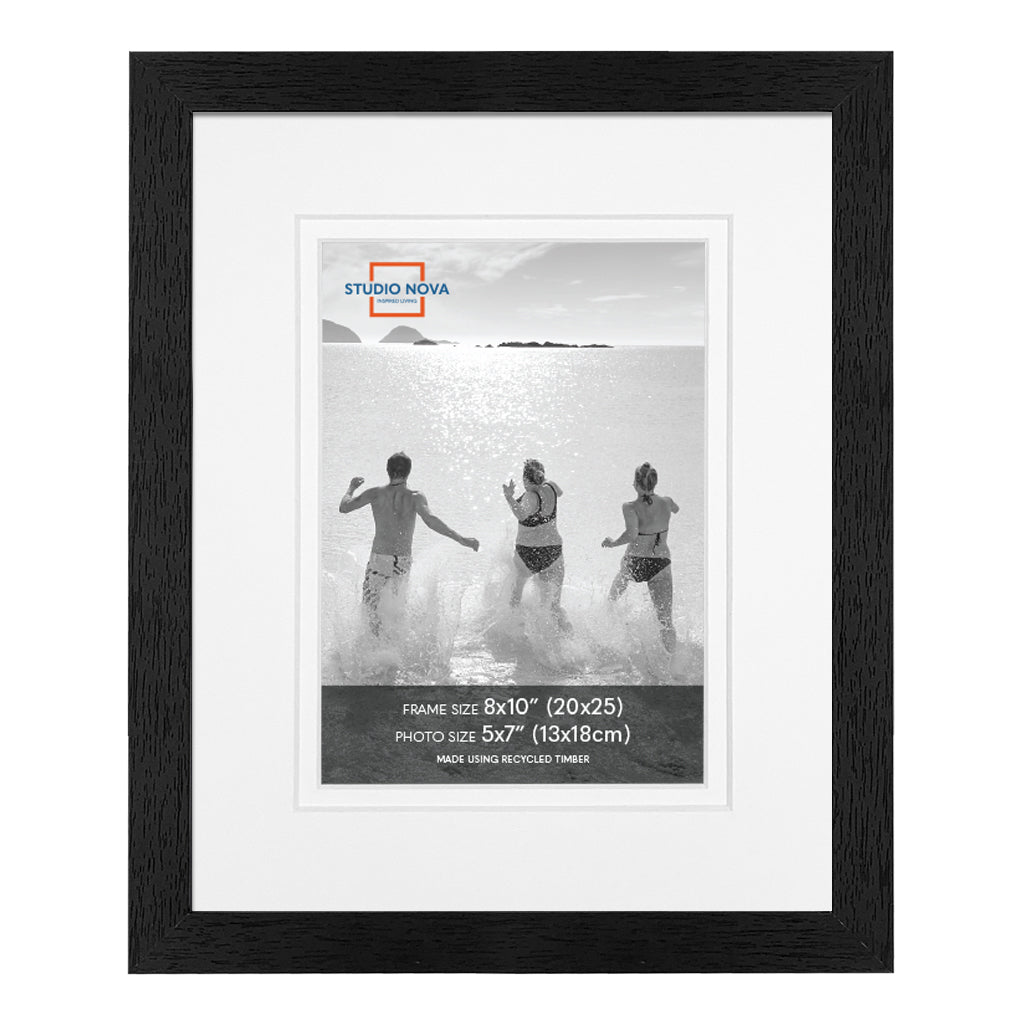 Home Basics Black 8x10/5x7" 