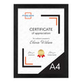 Home Basics Black A4  