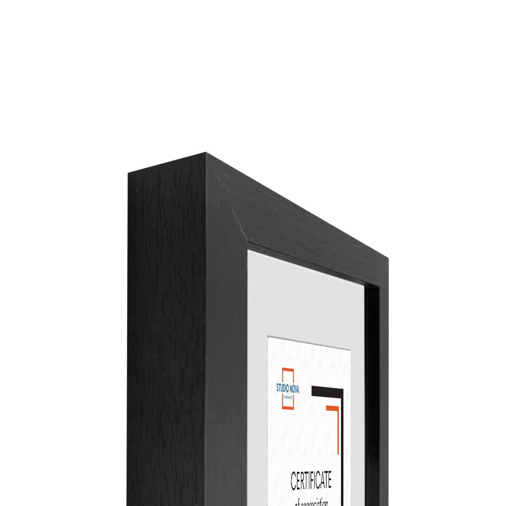 Home Basics Black A4  