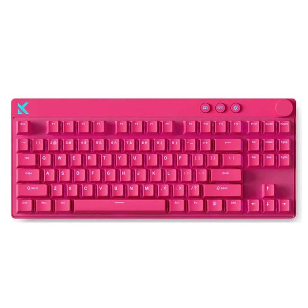 MCHOSE Mix 87 HE 8K Wired Keyboard (Rose Red) (Apollo Magnetic Switch)