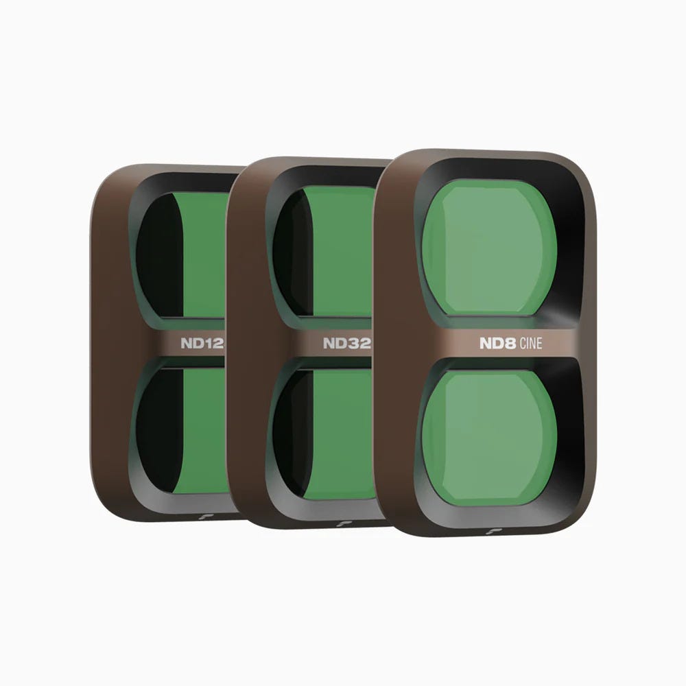PolarPro Pocket 4p - CINE Collection - Includes: ND8 Black Mist, ND32 Black Mist, ND128 Black Mist, Filter Case