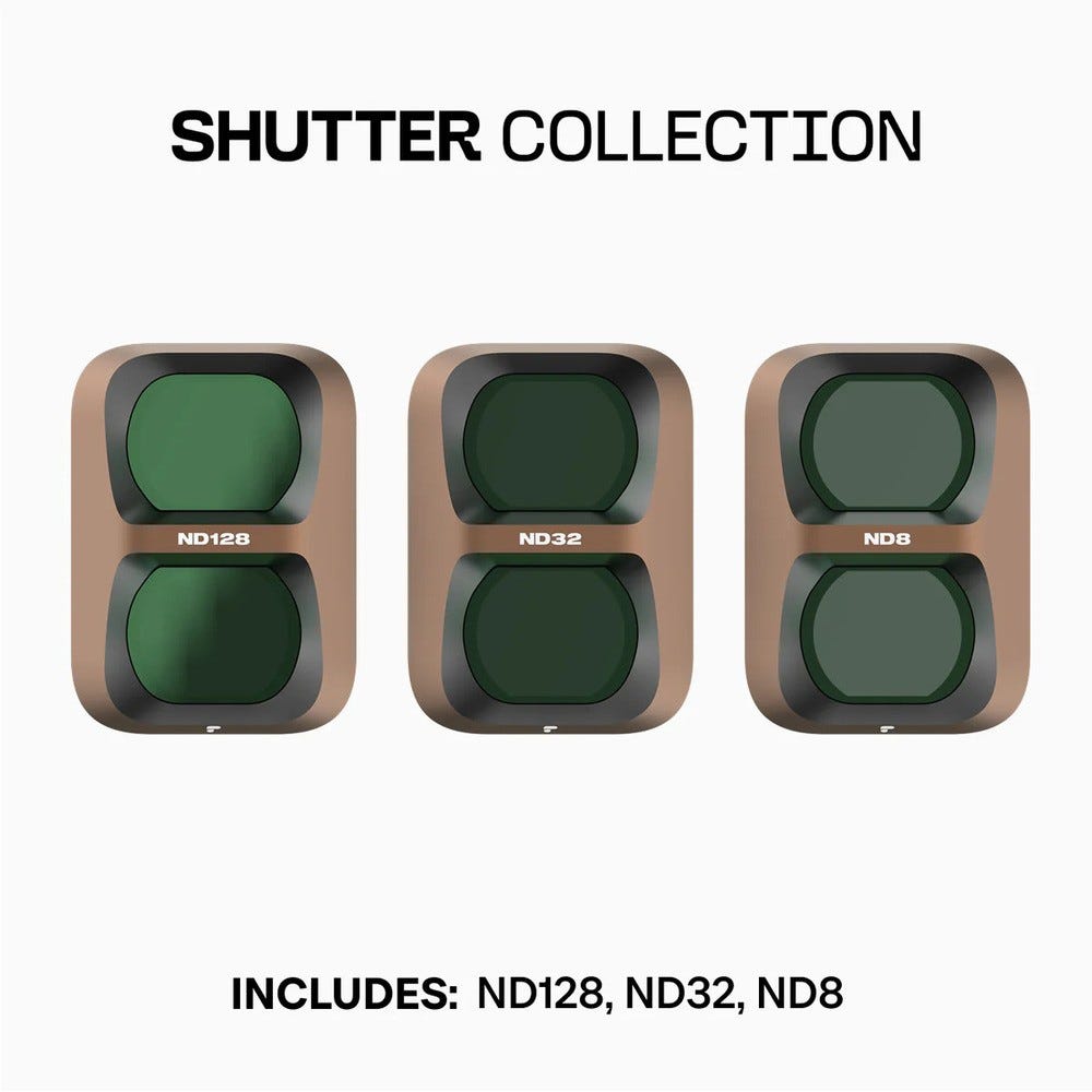PolarPro Pocket 4p - Shutter Collection - Includes: ND8