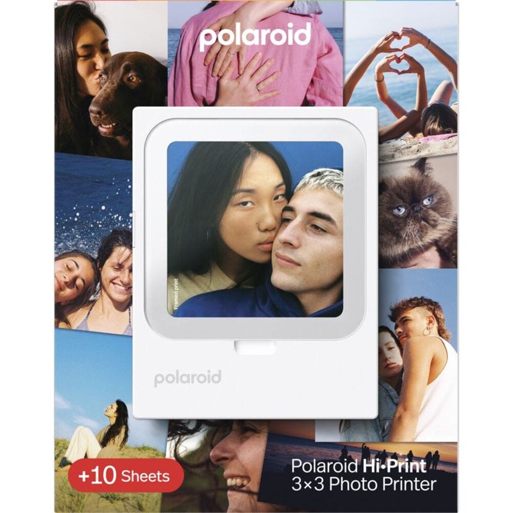 Polaroid Hi-Print 3x3 Printer (includes 10 sheets)