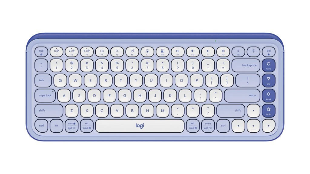 Logitech POP Icon Keys Wireless Keyboard (Lilac) 