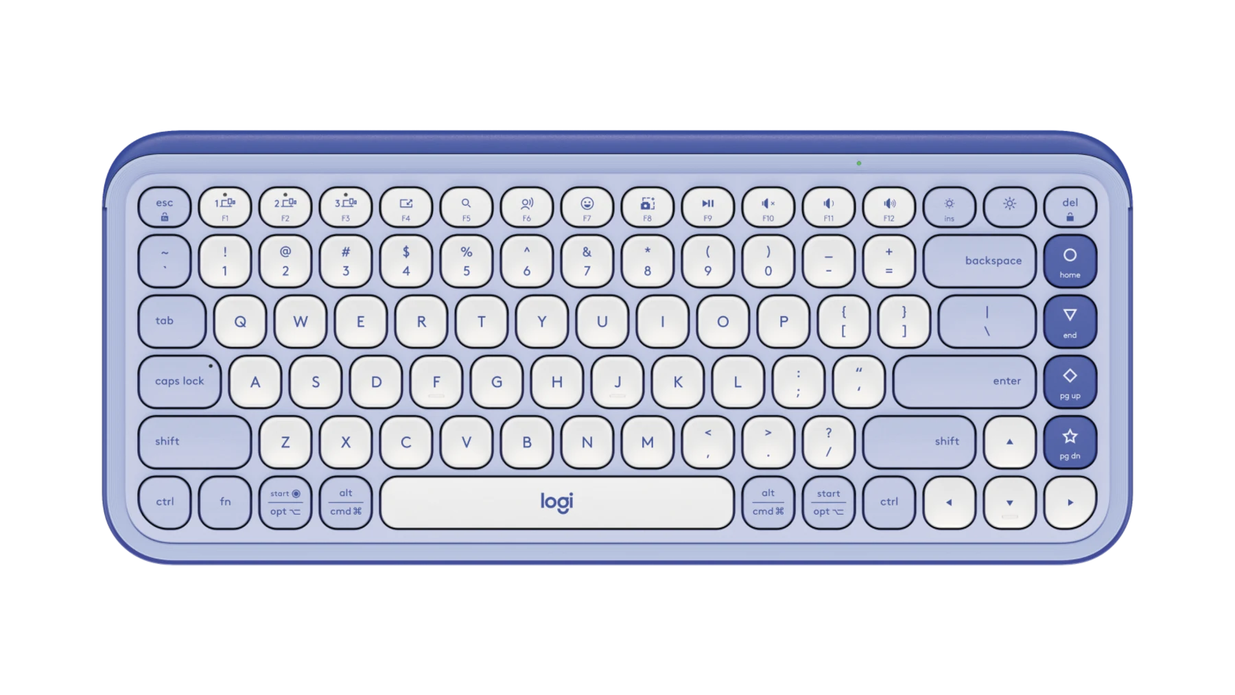 Logitech POP Icon Keys Wireless Keyboard (Lilac) 