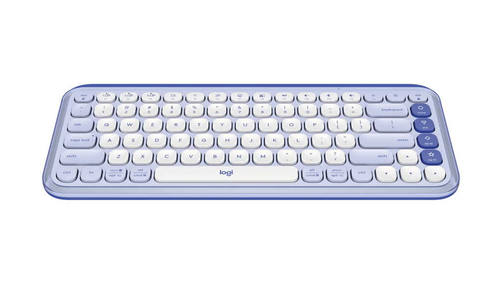 Logitech POP Icon Keys Wireless Keyboard (Lilac) 