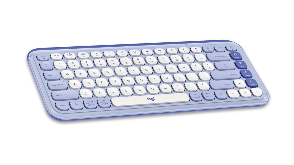 Logitech POP Icon Keys Wireless Keyboard (Lilac) 
