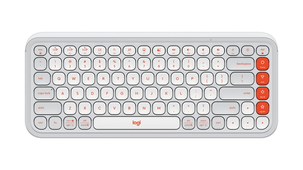 Logitech POP Icon Keys Wireless Keyboard (Off White)