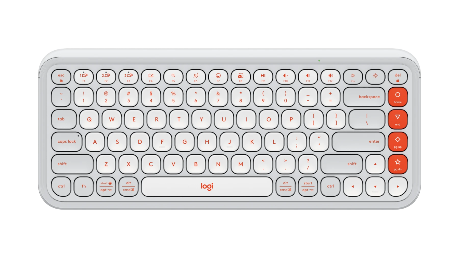 Logitech POP Icon Keys Wireless Keyboard (Off White)