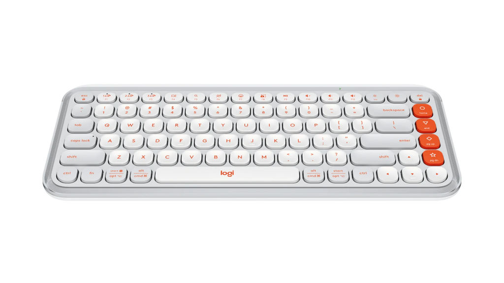 Logitech POP Icon Keys Wireless Keyboard (Off White)