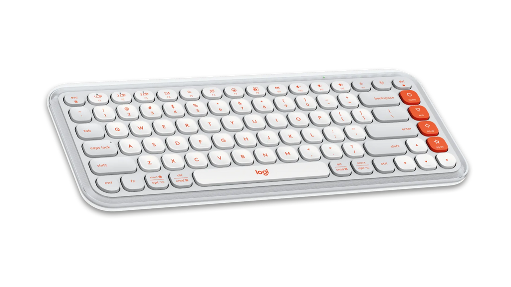 Logitech POP Icon Keys Wireless Keyboard (Off White)