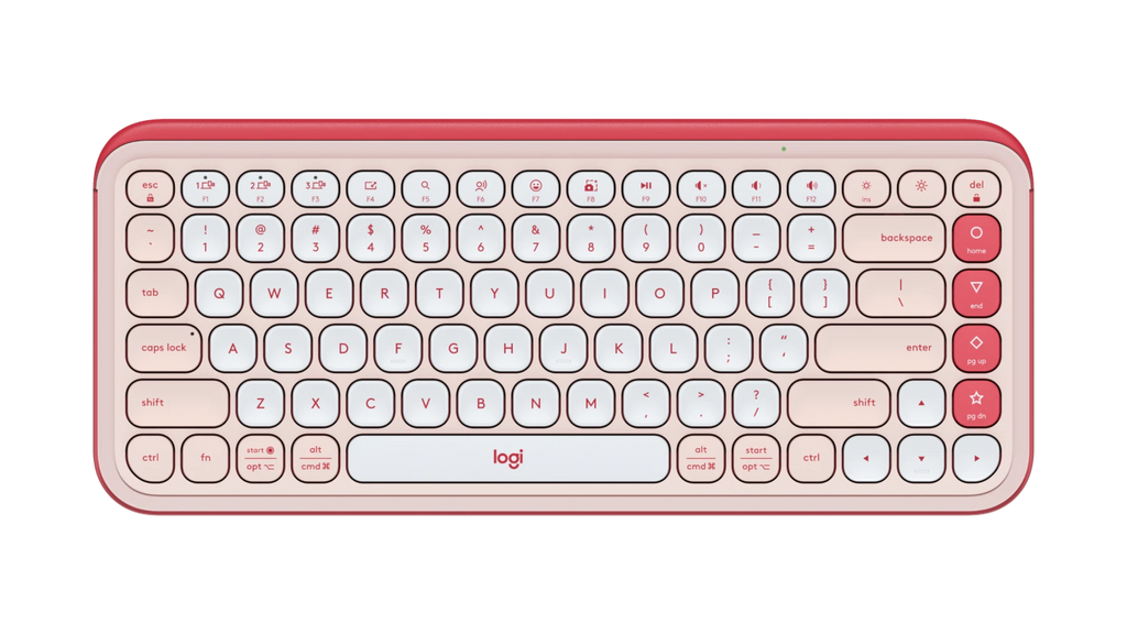 Logitech POP Icon Keys Wireless Keyboard (Rose)