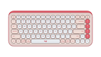 Logitech POP Icon Keys Wireless Keyboard (Rose)