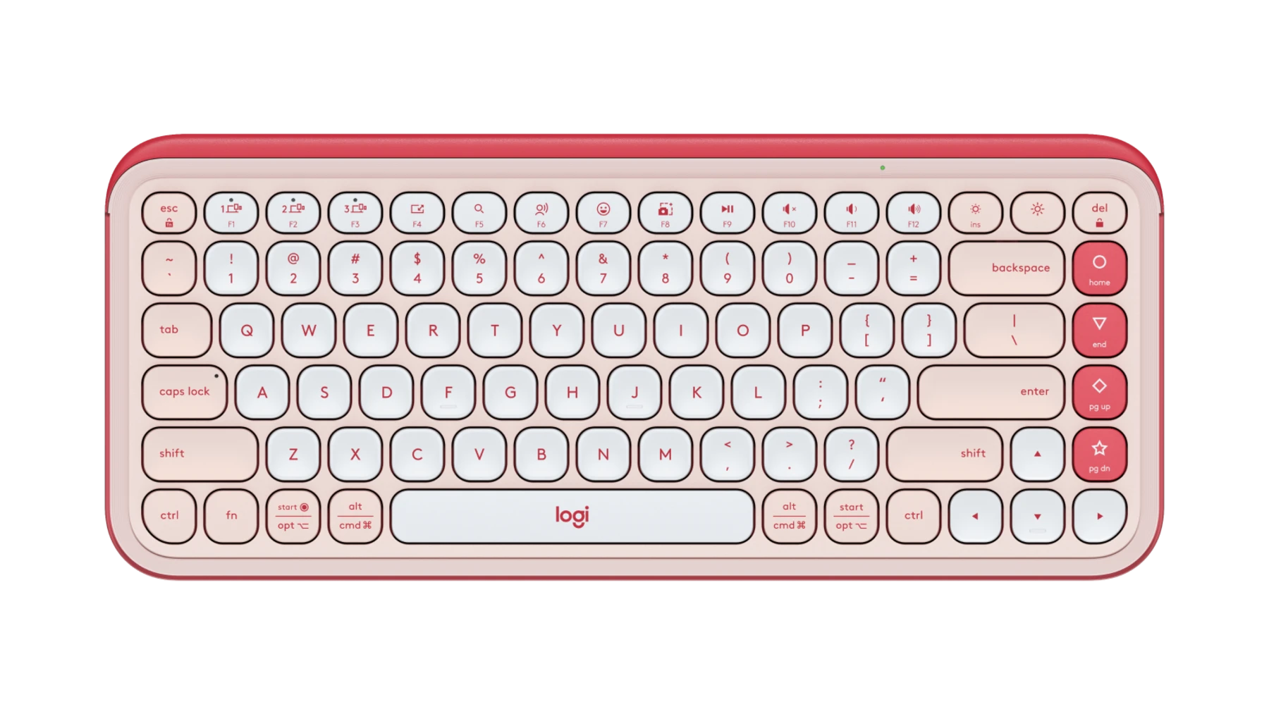 Logitech POP Icon Keys Wireless Keyboard (Rose)