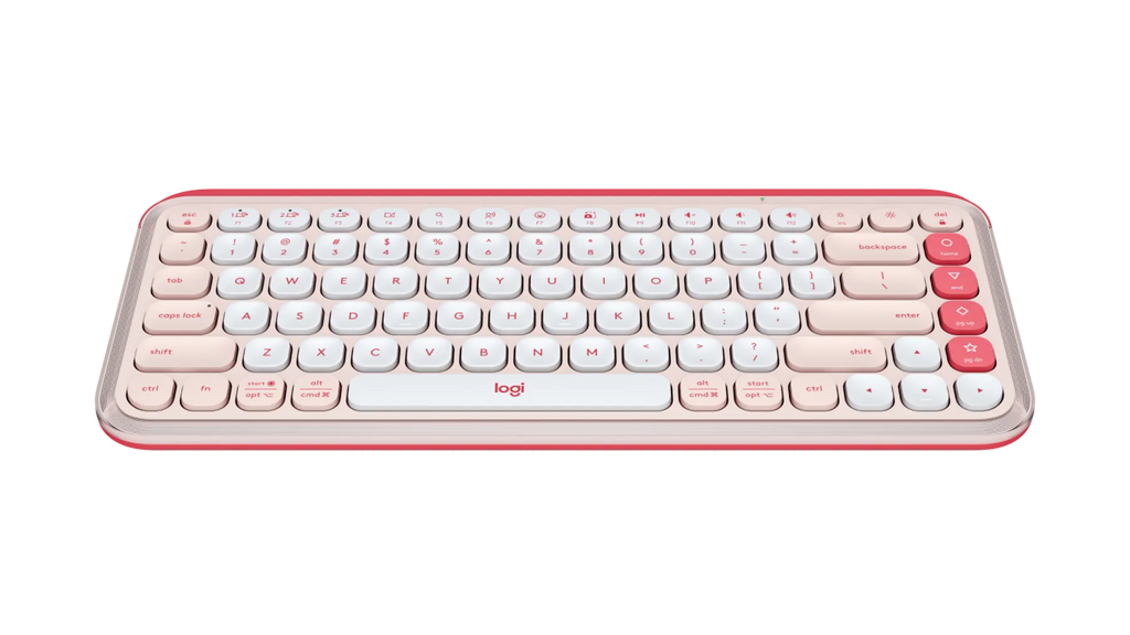 Logitech POP Icon Keys Wireless Keyboard (Rose)
