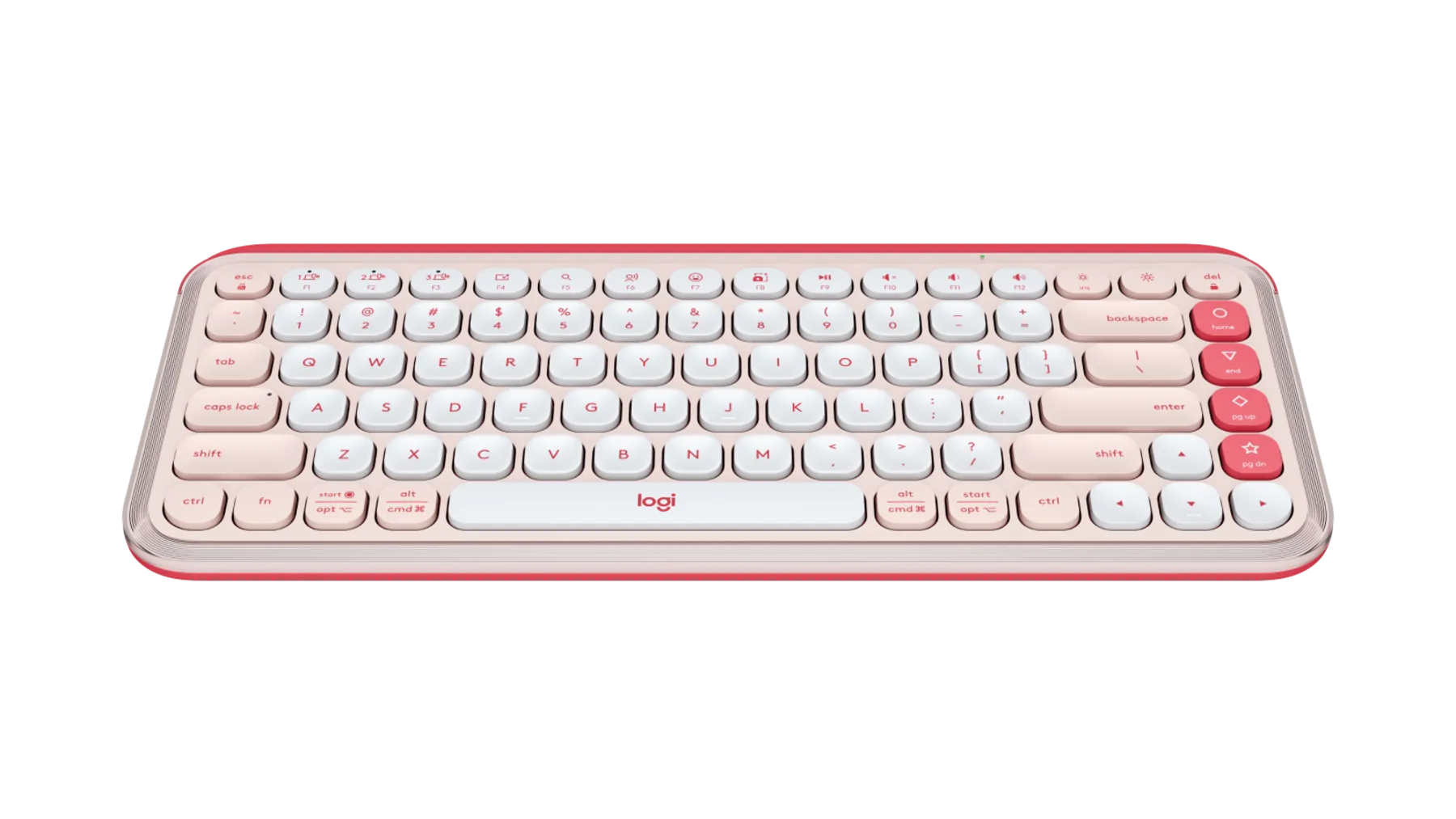 Logitech POP Icon Keys Wireless Keyboard (Rose)