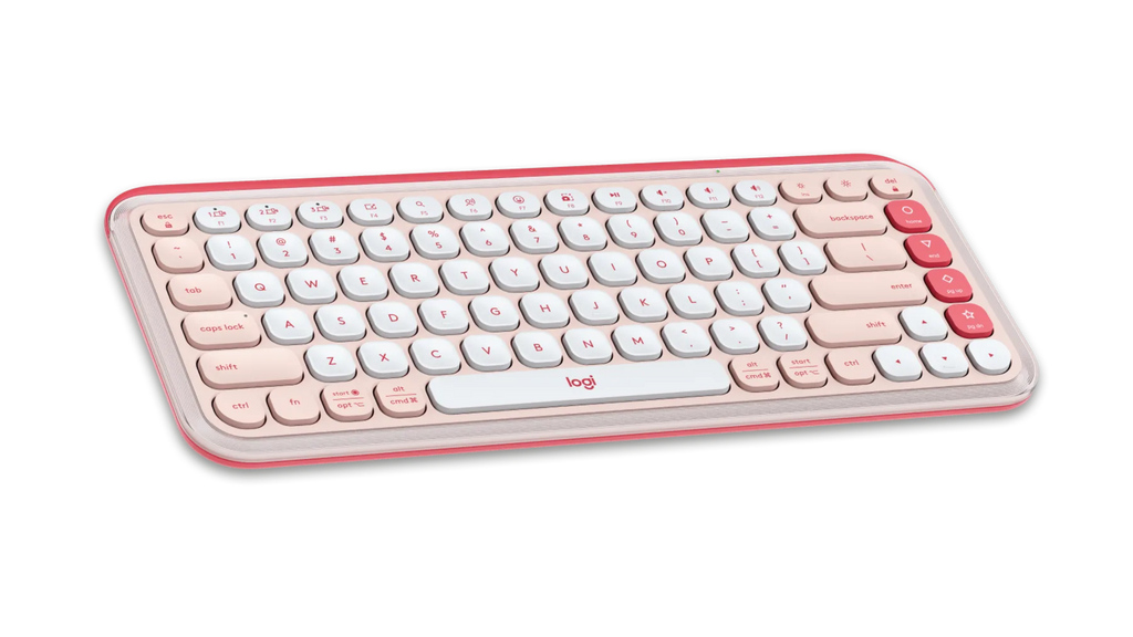 Logitech POP Icon Keys Wireless Keyboard (Rose)