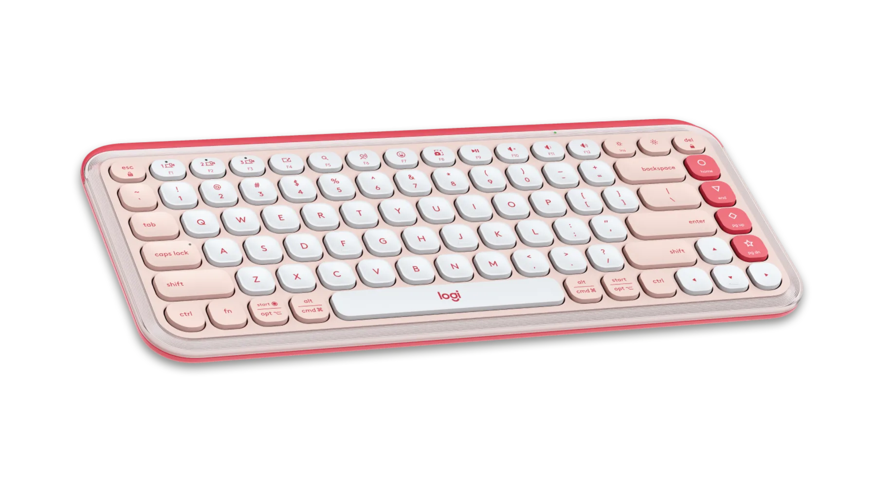 Logitech POP Icon Keys Wireless Keyboard (Rose)