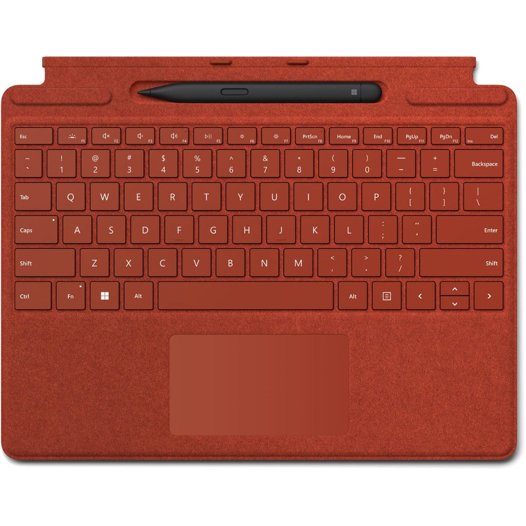 Microsoft Surface Pro Signature Keyboard Poppy Red with Slim Pen 2 - 8X6-00035