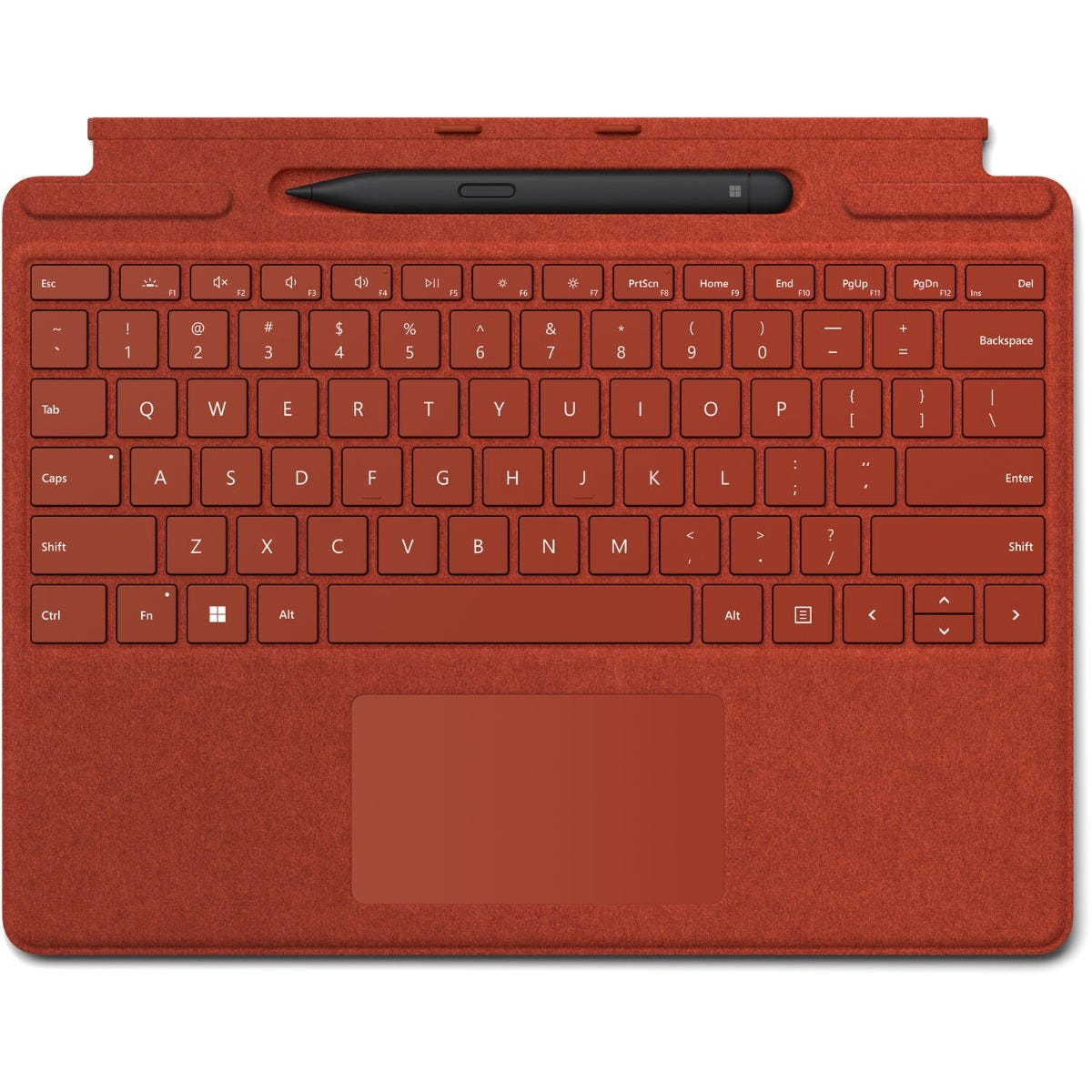 Microsoft Surface Pro Signature Keyboard Poppy Red with Slim Pen 2 - 8X6-00035