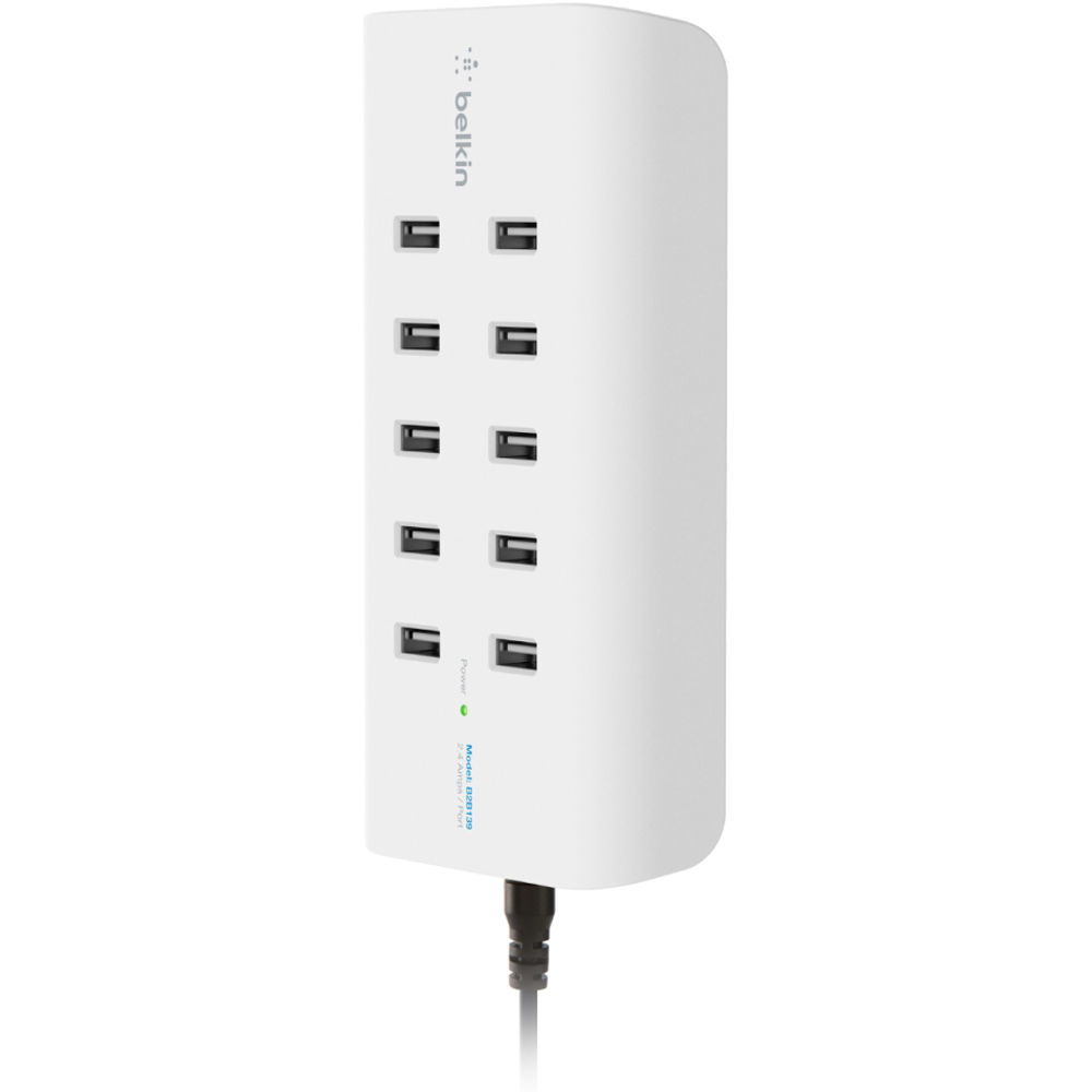 Belkin RockStar 10, Port USB Charging Station White