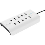  Port USB Charging Station White