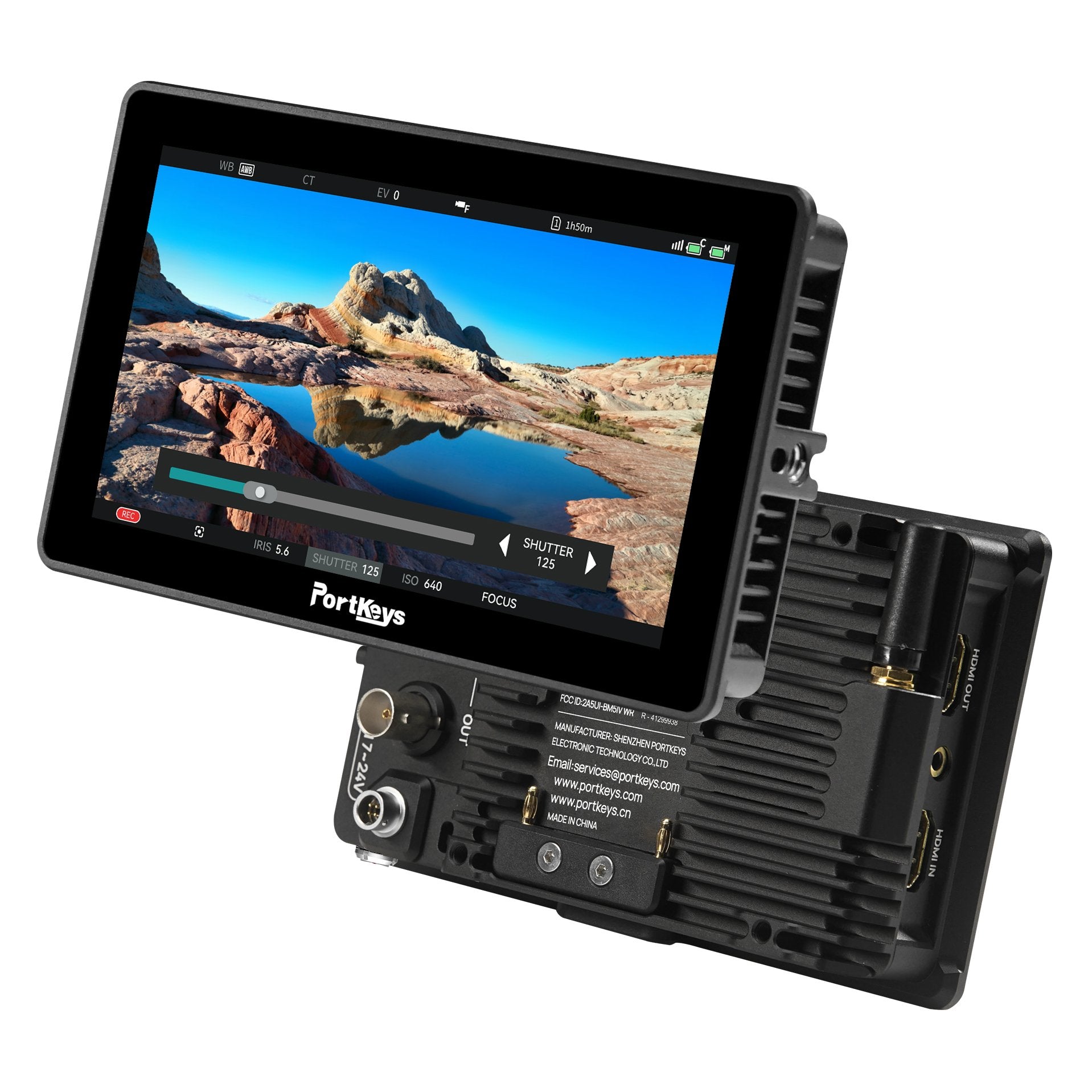 Portkeys BM5 IV WR - 5.5" HDMI Touchscreen Monitor with Camera Control